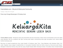 Tablet Screenshot of cosmobikers.com